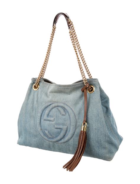 used gucci soho bags from ebay|Gucci soho denim bag.